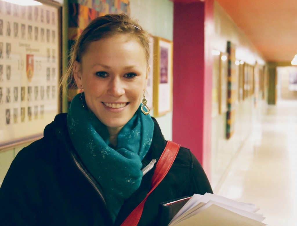 Erika Rans: Fourth year business at UNB Fredericton “I go get Cheesies.”